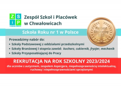 Rekrutacja na rok szkolny 2023/2024 rozpoczęta!